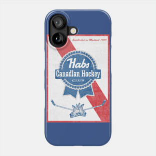 Habs Blue Ribbon Phone Case