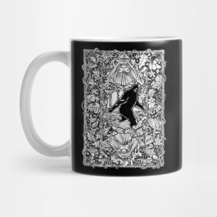 Bigfoot Card Back Design Mug