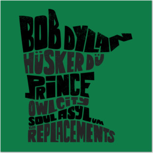 Minnesota Music Posters and Art