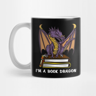 I Am A Book Dragon Mug