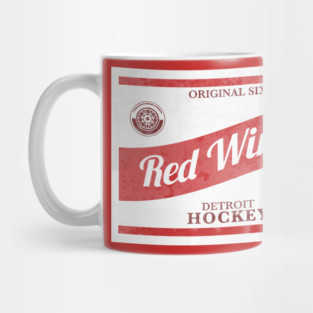 Red Stripe Wings Mug