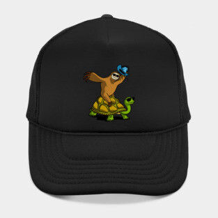 Sloth Riding Turtle Hat