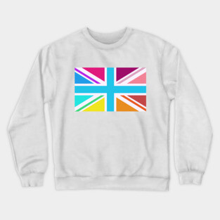 Multicolored Union Jack/flag (II) Crewneck Sweatshirt