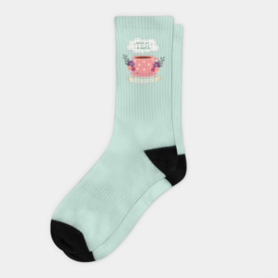 Tea Is A Hug In A Cup Socks