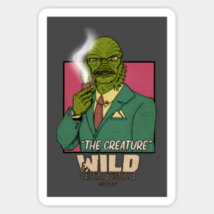 Wild & distinguished "The creature" whisky Sticker
