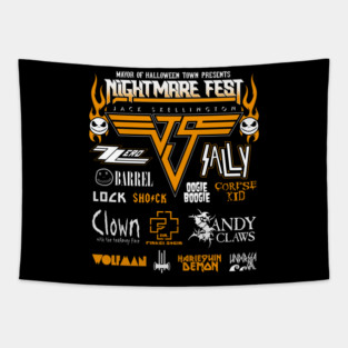 Nightmare Fest - Nightmare Before Music Tapestry