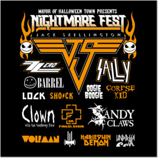 Nightmare Fest - Nightmare Before Music Posters and Art
