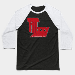 Fat Lizzy - Thin Lizzy Parody Baseball T-Shirt