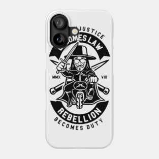 Anonymous Rebellion Phone Case
