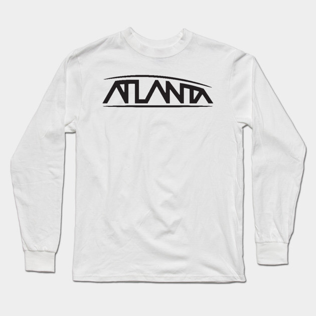 Atlanta Minimal Logo Shirt – ATL Streetwear City Tee Long Sleeve T-Shirt by JSNDMPSY
