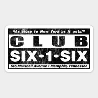 Club Six•1•Six Sticker