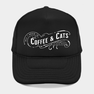 All I Need Is Coffee & Cats (and maybe books) Hat