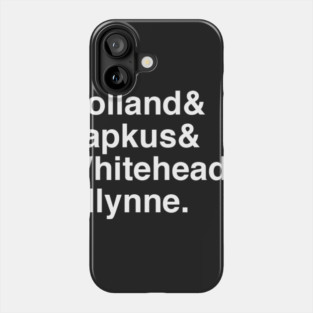 Last Names White Phone Case