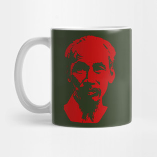 Ho Chi Minh Silhouette - Historical, Vietnamese, Revolutionary, Communist, Anti Imperialist, Vietnam War Mug