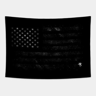 American Flag Space by Tobe Fonseca Tapestry