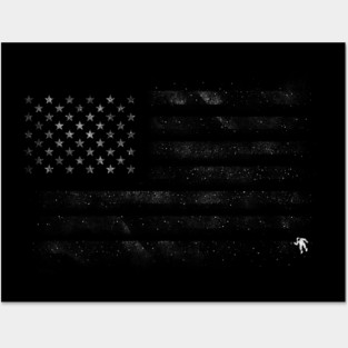 American Flag Space by Tobe Fonseca Posters and Art