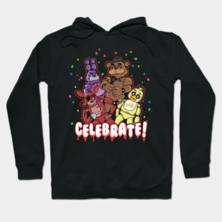 Five Nights At Freddy's Multi-Character Celebrate! Hoodie