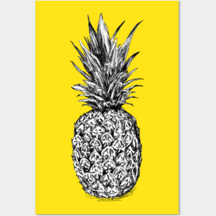 Pineapple Posters and Art