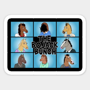 The Bojack Bunch Sticker