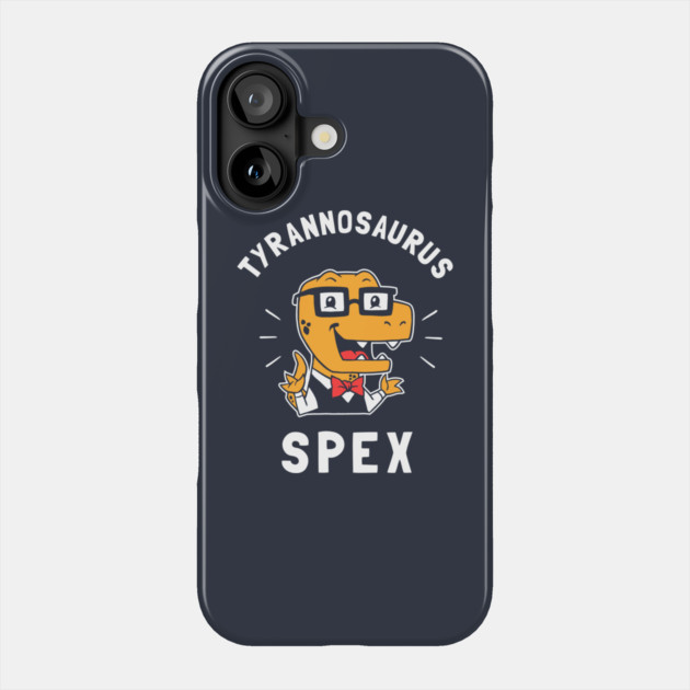 Tyrannosaurus Spex Phone Case by dumbshirts