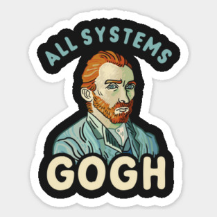 All Systems Gogh Magnet