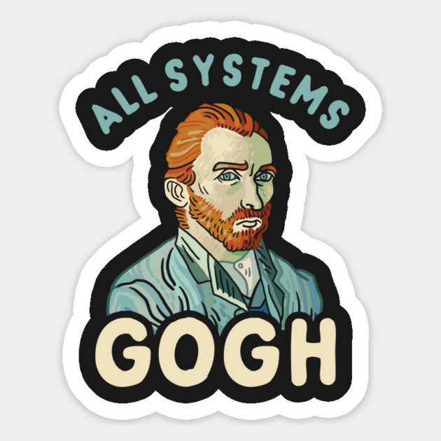 All Systems Gogh Magnet by dumbshirts