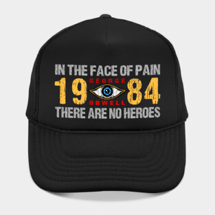 1984 George Orwell In The Face Of Pain Hat