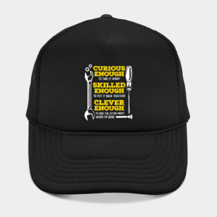 Funny Car Diesel Mechanic Gift Hat