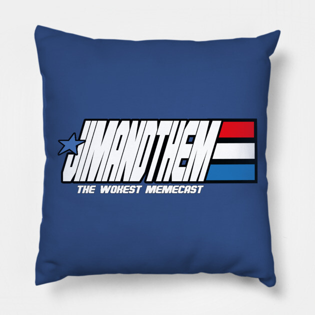 WOKEST Memecast Pillow by Jim and Them