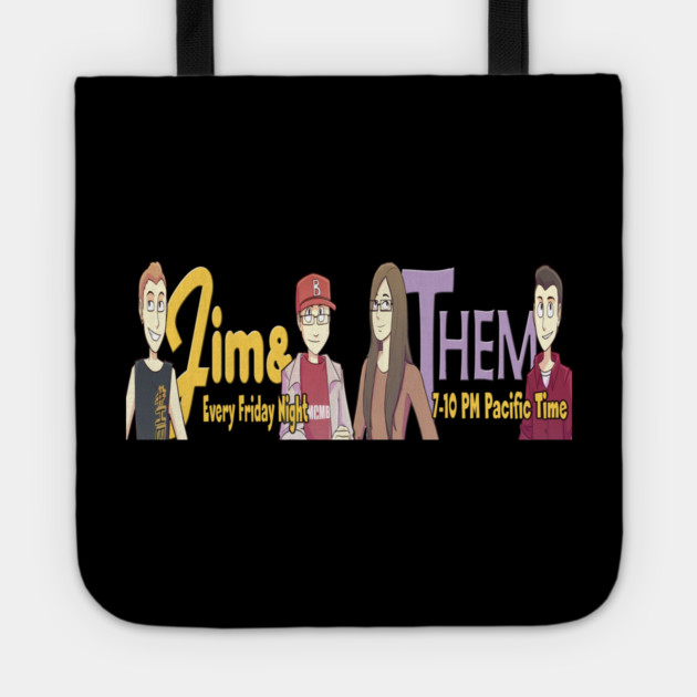 Every Friday Night Tote by Jim and Them