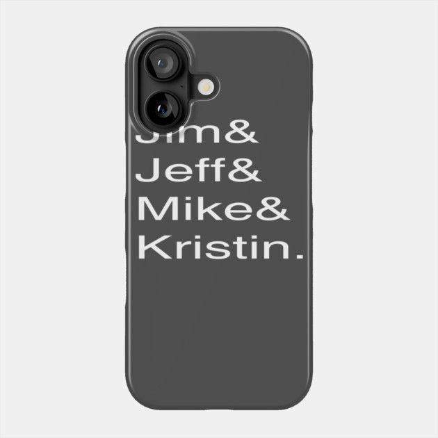 TA DA Phone Case by Jim and Them
