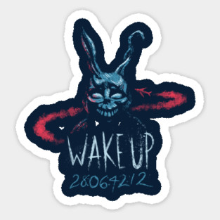 Wake up Sticker
