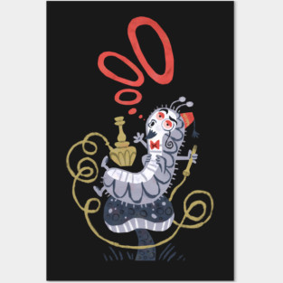 Caterpillar - Alice in Wonderland Posters and Art