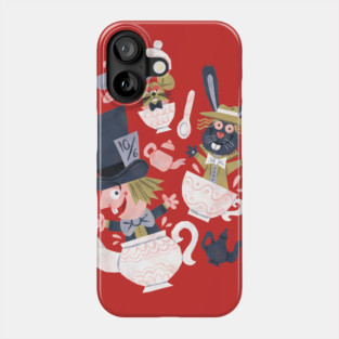 Mad Hatter's Tea Party - Alice in Wonderland Phone Case