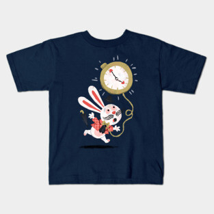White Rabbit - Alice in Wonderland Kids T-Shirt