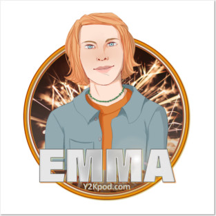 Y2K Audio Drama Podcast Character Design - Emma Posters and Art