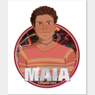 Y2K Audio Drama Podcast Character Design - Maia Posters and Art