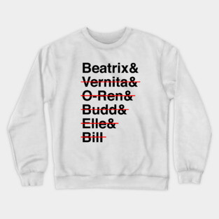 Helvetica Kill Bill Crewneck Sweatshirt