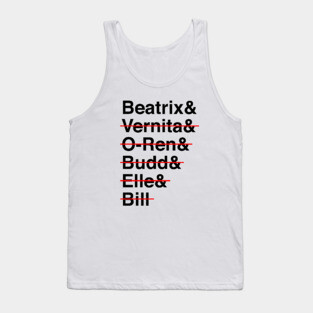 Helvetica Kill Bill Tank Top
