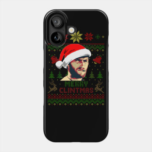 Merry Clintmas Clint Eastwood Christmas Phone Case