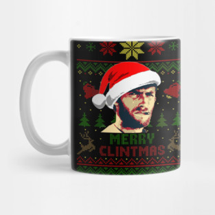 Merry Clintmas Clint Eastwood Christmas Mug