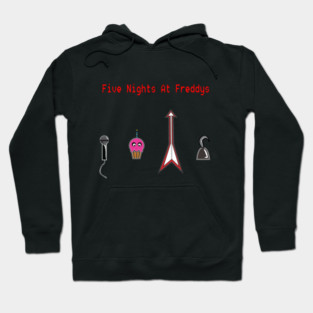 Five Nights At Freddys text Hoodie