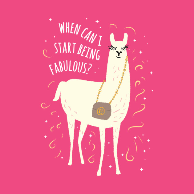 Fabulous Llama Llama Tapestry TeePublic