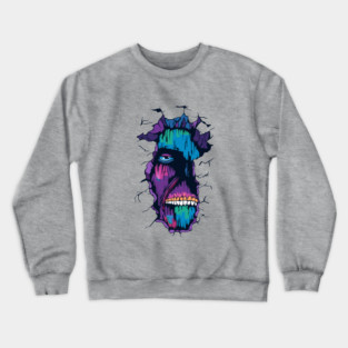wall titan in pop art Crewneck Sweatshirt