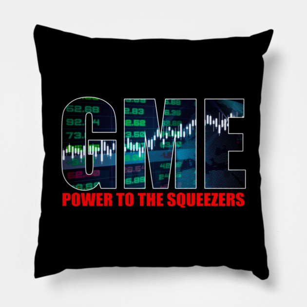 GME Power To The Squeezers Pillow by belownormal