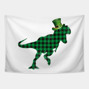 dinosaur st patricks day Tapestry