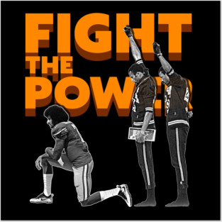 FIGHT THE POWER // Black Power Salute Posters and Art