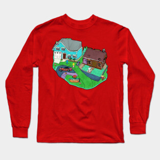 Aqua teen hunger force playset Long Sleeve T-Shirt