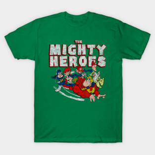 Distressed Mighty Heroes T-Shirt