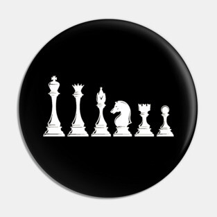 Chess board game Pin